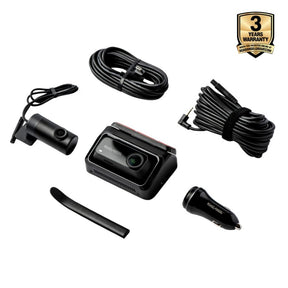 NEW - Road Angel Halo Elite 4K (2160p) & 1K (1080p) Dual Dash Cam With Sony Starvis 2 Enhanced Night Vision Video Technology!- With 64GB SD Card & Hardwiring Kit Bundle