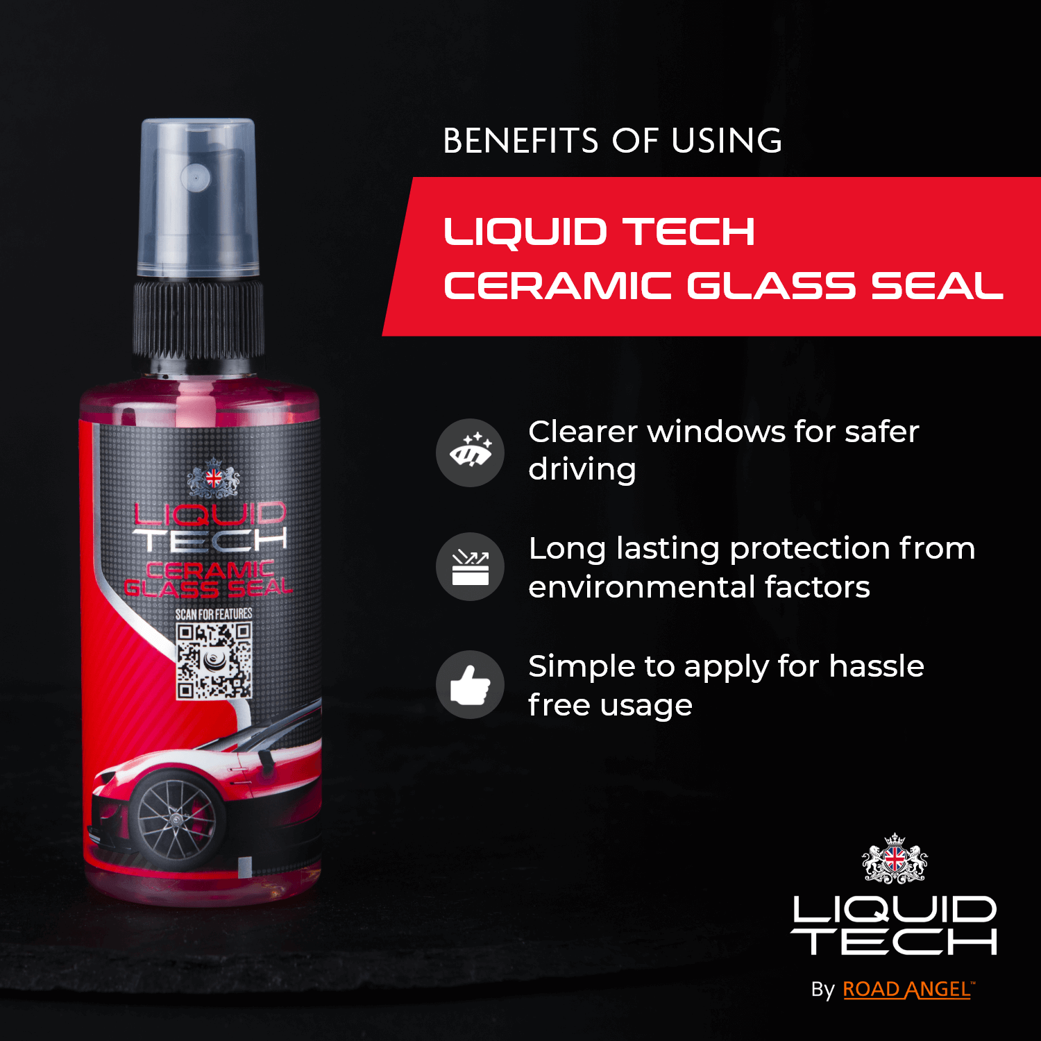 Liquid Tech Car Care - Ceramic Glass Seal - 100ml