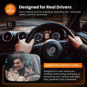 NEW - HWK12VC-OBD Road Angel Halo Pro Dash Cam 12V 2-in-1 Hardwire Kit- USB Type-C, Fuse Taps & OBD 2