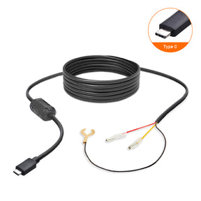 NEW - HWK5VC-OBD Road Angel Halo Dash Cam 5V 2-in-1 Hardwire Kit- USB Type-C, Fuse Taps & OBD 2