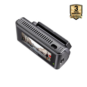 New- Road Angel Halo Play 4K Single Dash Cam with 3.2" Screen, Parking Mode & Quick Release mounting With 64GB SD Card & Hardwiring Kit Bundle