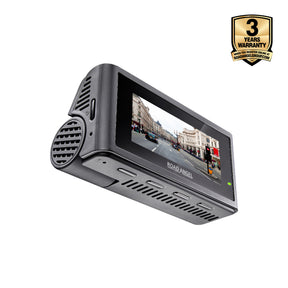 New- Road Angel Halo Play 4K Single Dash Cam with 3.2" Screen, Parking Mode & Quick Release mounting With 64GB SD Card & Hardwiring Kit Bundle