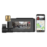 New- Road Angel Halo Play 4K Dual Dash Cam with 3.2" Screen, Parking Mode & Quick Release mounting