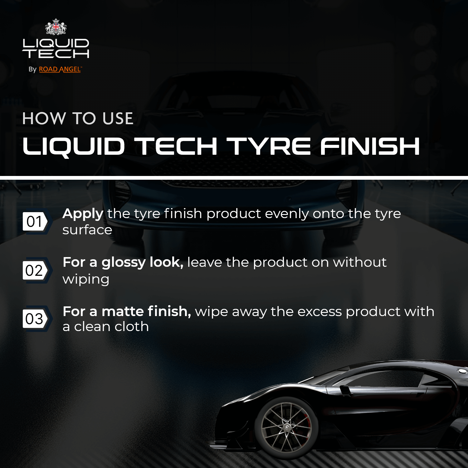 Liquid Tech Car Care - Tyre Finish - 500ml