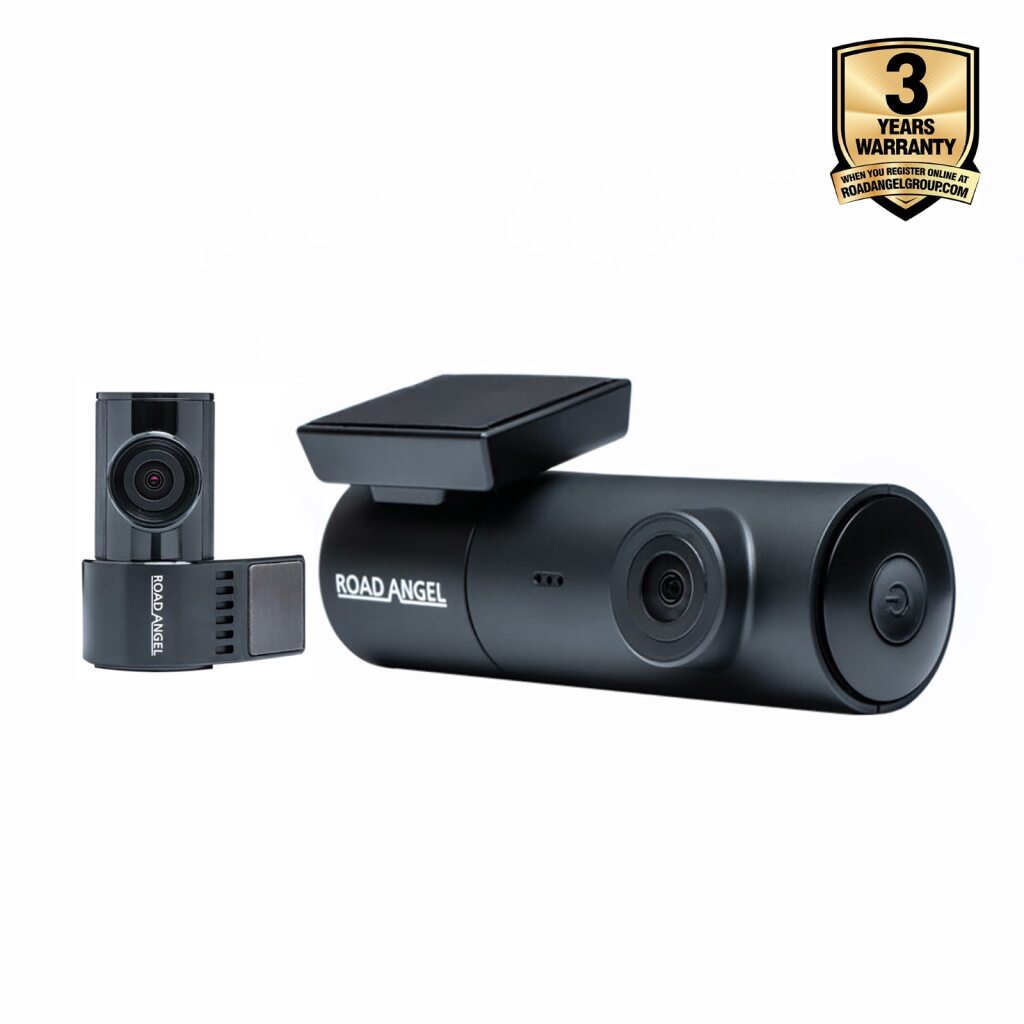 New - Halo Spark Dual Full HD 1080p Front & Rear Dash Camera With Dual Pchaarking Mode & Winter Mode (USB-C) With 64GB SD Card & Hardwiring Kit Bundle